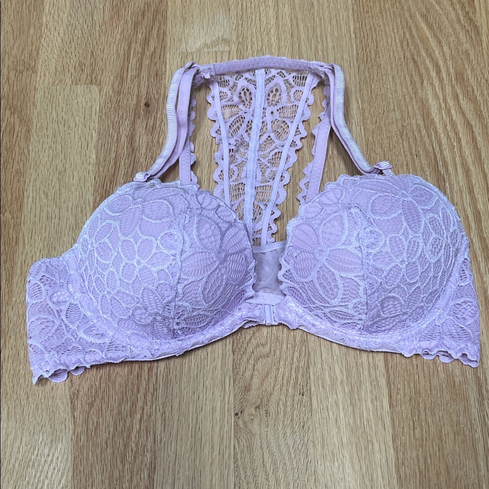 PINK Victoria's Secret Lavender Lace Bra